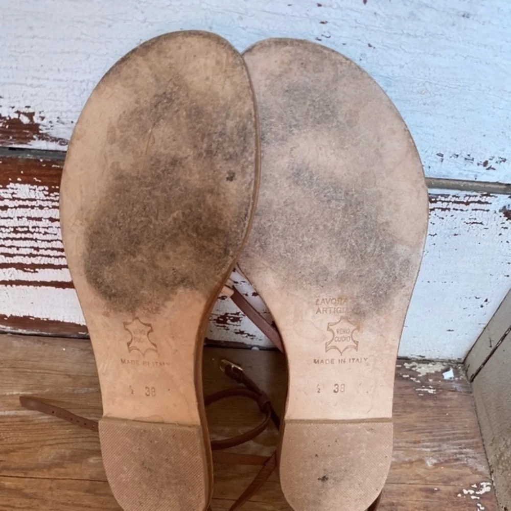 Cornettie Vulcanello Tan Sandal 8.5